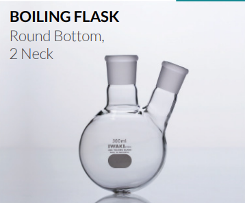 PA 4323FK Boiling Flask, Round Bottom, With TS Joint Iwaki
