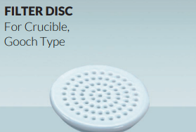Filter Disc, for crucible gooch type Haldenwanger