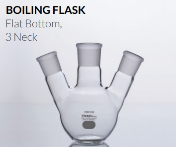 PA 4061FK Boiling Flask, Flat Bottom, With TS Joint Iwaki