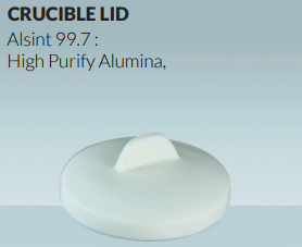 Crucible Lid, Alsint, for Haldenwanger