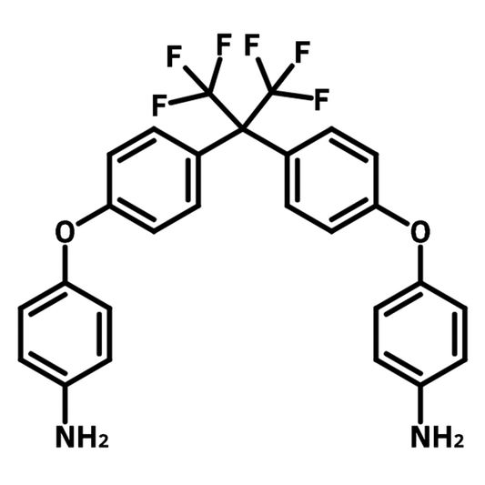 2,2-Bis[4-(4-aminophenoxy)phenyl]hexafluoropropane (4-BDAF) B2081