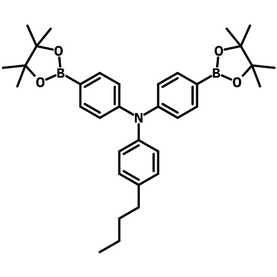 4-Butyl-N,N-bis(4,4,5,5-tetramethyl-1,3,2-dioxaborolane-4-phenyl)aniline B1821