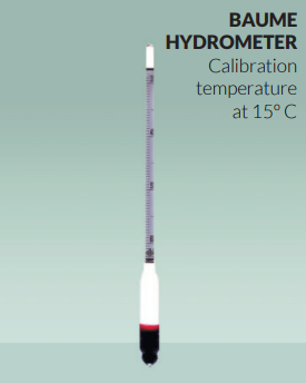 Baume Hydrometer, 0-30 Be 030.030 FR Alla France