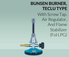 Bunsen Burner, Teclu, 01.0340.00 OMM