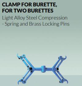Clamp, for two burettes OMM