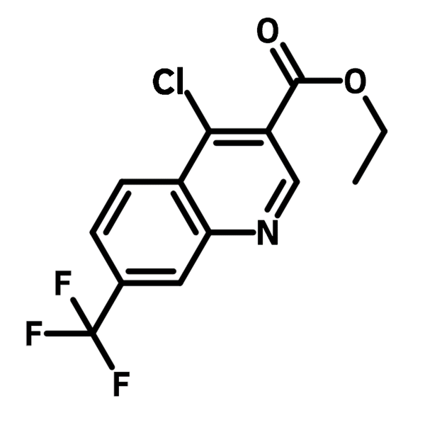 4-Chloro-7-trifluoromethylquinoline-3-carboxylic acid ethyl ester B1901
