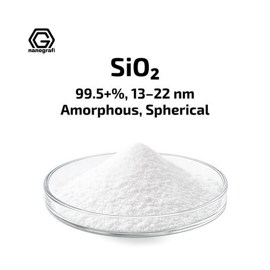 Nanografi NG04SO3101 Silicon Dioxide (SiO2) Nanopowder/Nanoparticles 13-22 nm