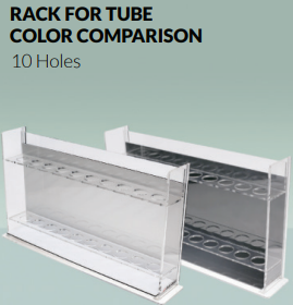 Rack for tube color comparison, 6-293-01 AS ONE