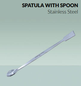 Spatula with spoon, SS, OMM