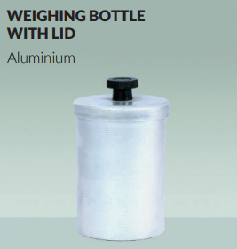 Weighing Bottle with lid, aluminium, OMM