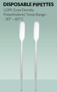 Disposable Pipettes (100 pcs/pack) 3041-02 Nikko