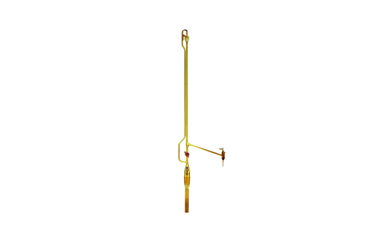 Normax Automatic Burette PA 34 418 Glass Key Amber