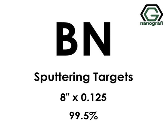 Nanografi NG0ST01BO32 Boron Nitride (BN) Sputtering Target 99.5% 8" x 0.125"