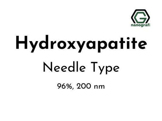 Nanografi NG10NPW1040 Hydroxyapatite Nanopowder/Nanoparticles, Needle Type 96% 200 nm