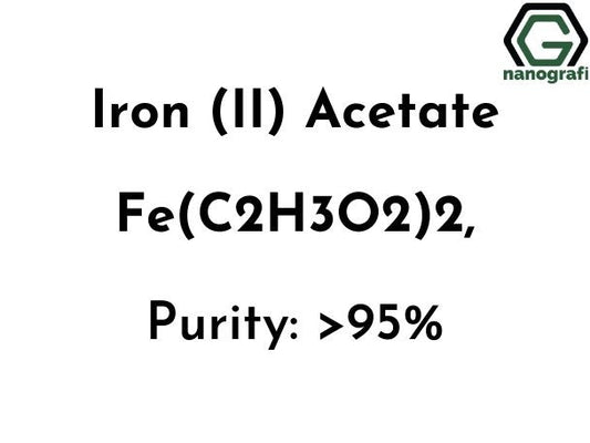 Nanografi NG10CMW1641 Iron (II) Acetate Fe(C2H3O2)2 >95%