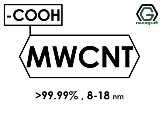 NG 2.05.03.Graphitized MWCNT, >99.99%, -COOH 
(-COOH) Functionalized Graphitized Multi Walled Carbon Nanotubes, Purity: > 99.99%, Outside Diameter: 8-18 nm 1 g