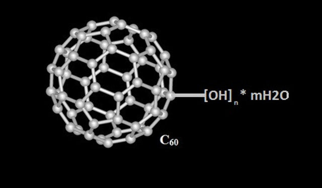 NG 4.03.Polyhydroxylated Fullerene (Fullerenols) 
Polyhydroxylated Fullerene (Fullerenols)/ C60, (-OH) Functionalized, Dispersed in Water, 4000 ppm Dry powder 25 ml