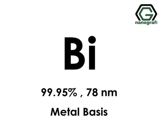 NG 5.02.03.Bismuth Nanoparticles
Bismuth (Bi) Nanopowder/Nanoparticles, Purity: 99.95%, Size: 78 nm, Metal Basis 100g