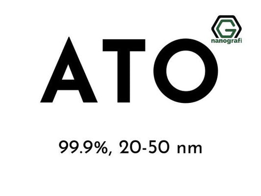 NG 5.03.01.Antimony Tin Oxide (ATO) Nanoparticles
Antimony Tin Oxide (ATO) Nanopowder/Nanoparticles, Purity: 99.9%, Size: 20-50 nm 5 g