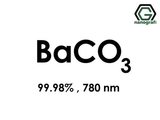 NG 5.03.02.Barium Carbonate (BaCO3) Nanoparticles
Barium Carbonate (BaCO3) Nanopowder/Nanoparticles, Purity: 99.98%, Size: 780 nm 5 g