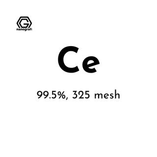 NG 7.01.01.Cerium (Ce) Powder
Cerium (Ce) Micron Powder, Purity: 99.5 %, Size: 325 mesh 25 g
