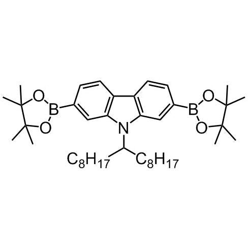 9-(heptadecan-9-yl)-2,7-bis(4,4,5,5-tetramethyl-1,3,2-dioxaborolan-2-yl)-9H-carbazole B131