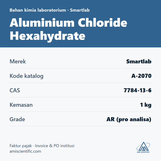 Aluminium Chloride Hexahydrate, CAS 7784-13-6, 1 kg – Smartlab A-2070