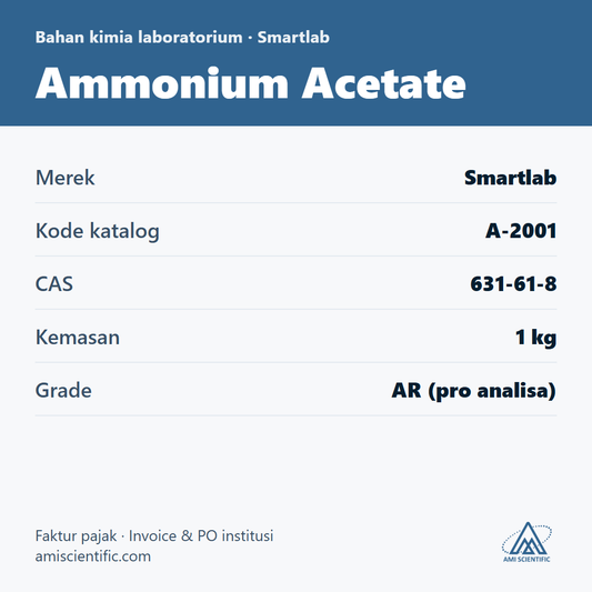 Ammonium Acetate, CAS 631-61-8, 1 kg – Smartlab A-2001