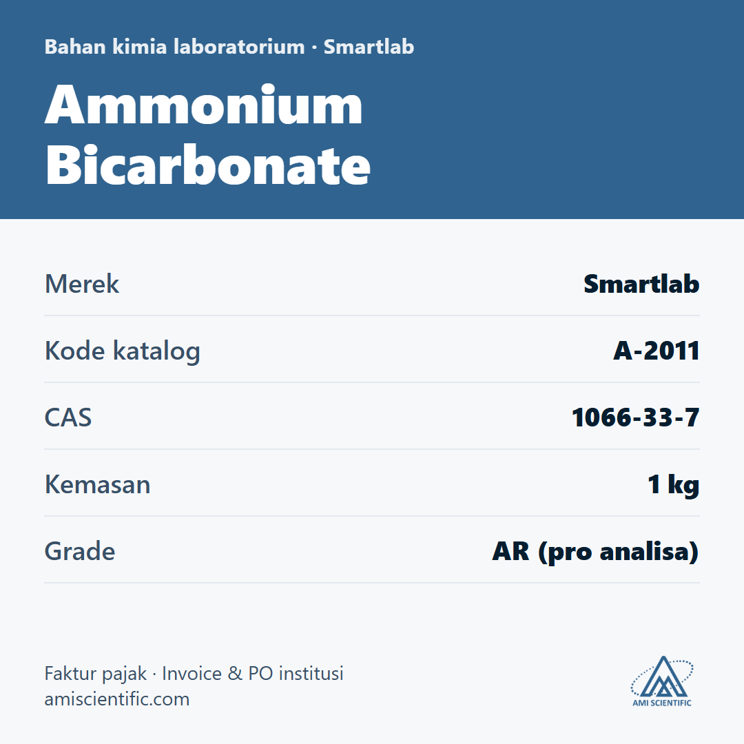 Ammonium Bicarbonate, CAS 1066-33-7, 1 kg – Smartlab A-2011