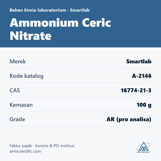 Ammonium Ceric Nitrate, CAS 16774-21-3, 100 g – Smartlab A-2146