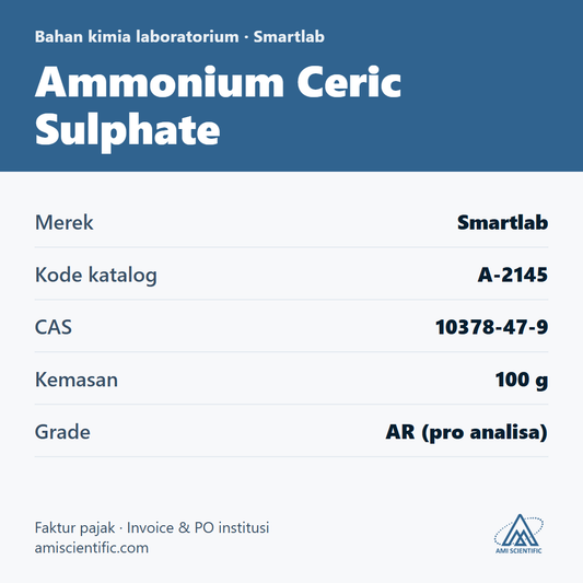 Ammonium Ceric Sulphate, CAS 10378-47-9, 100 g – Smartlab A-2145