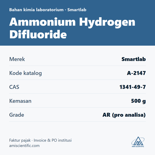 Ammonium Hydrogen Difluoride, CAS 1341-49-7, 500 g – Smartlab A-2147