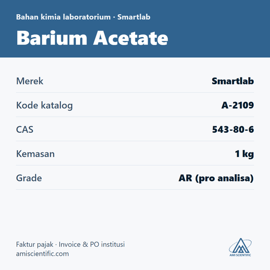 Barium Acetate, CAS 543-80-6, 1 kg – Smartlab A-2109