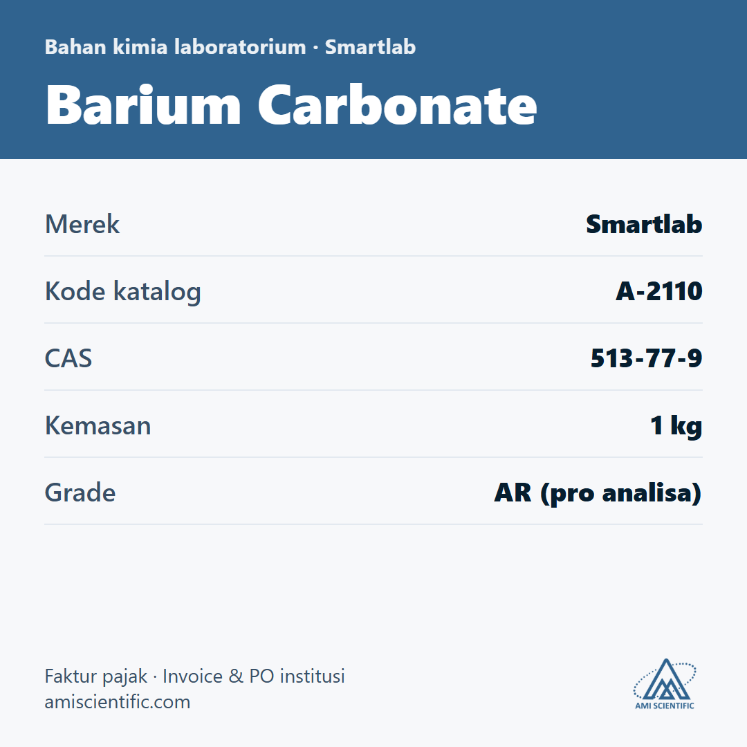 Barium Carbonate, CAS 513-77-9, 1 kg – Smartlab A-2110