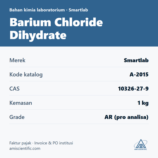 Barium Chloride Dihydrate, CAS 10326-27-9, 1 kg – Smartlab A-2015