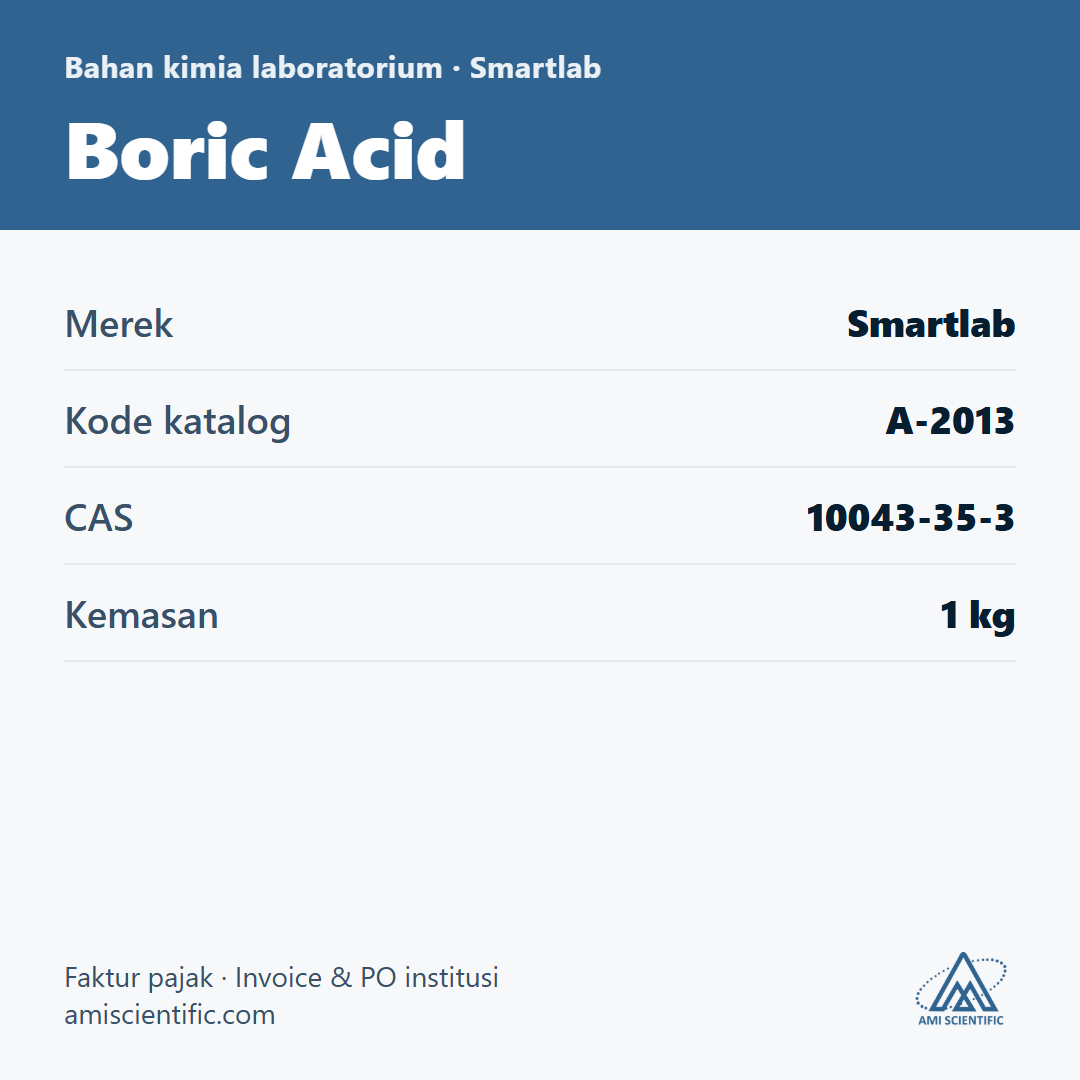 Boric Acid, CAS 10043-35-3, 1 kg – Smartlab A-2013