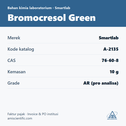 Bromocresol Green, CAS 76-60-8, 10 g – Smartlab A-2135