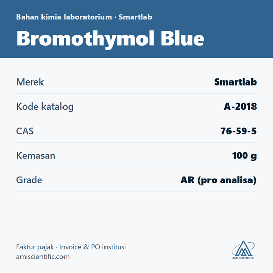 Bromothymol Blue, CAS 76-59-5, 100 g – Smartlab A-2018