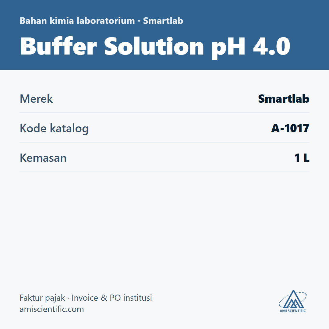 Buffer Solution pH 4.0, 1 L – Smartlab A-1017