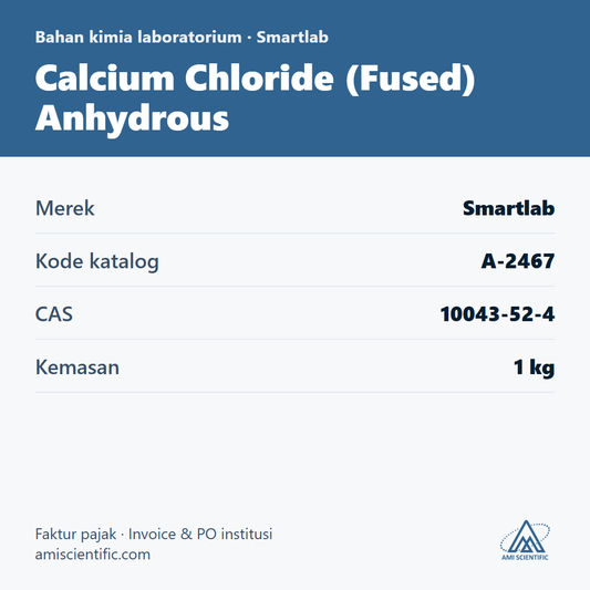 Calcium Chloride (Fused) Anhydrous, CAS 10043-52-4, 1 kg – Smartlab A-2467