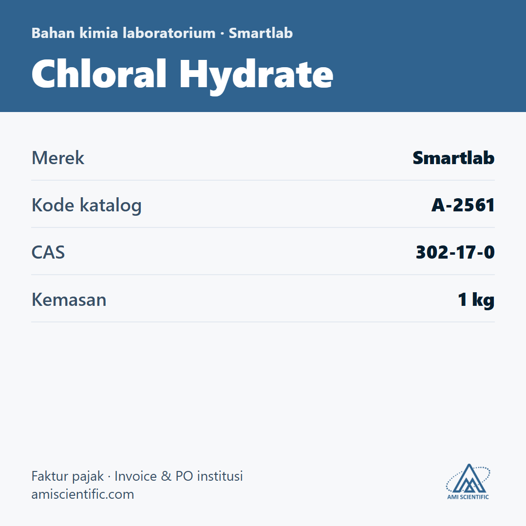 Chloral Hydrate, CAS 302-17-0, 1 kg – Smartlab A-2561