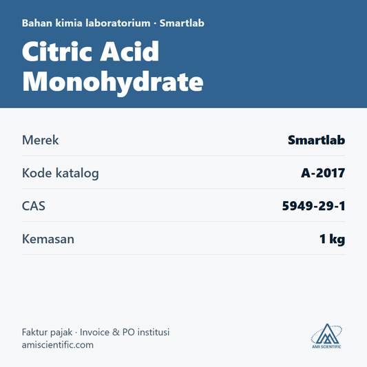 Citric Acid Monohydrate, CAS 5949-29-1, 1 kg – Smartlab A-2017
