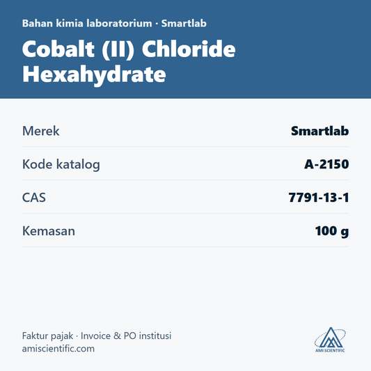 Cobalt (II) Chloride Hexahydrate, CAS 7791-13-1, 100 g – Smartlab A-2150