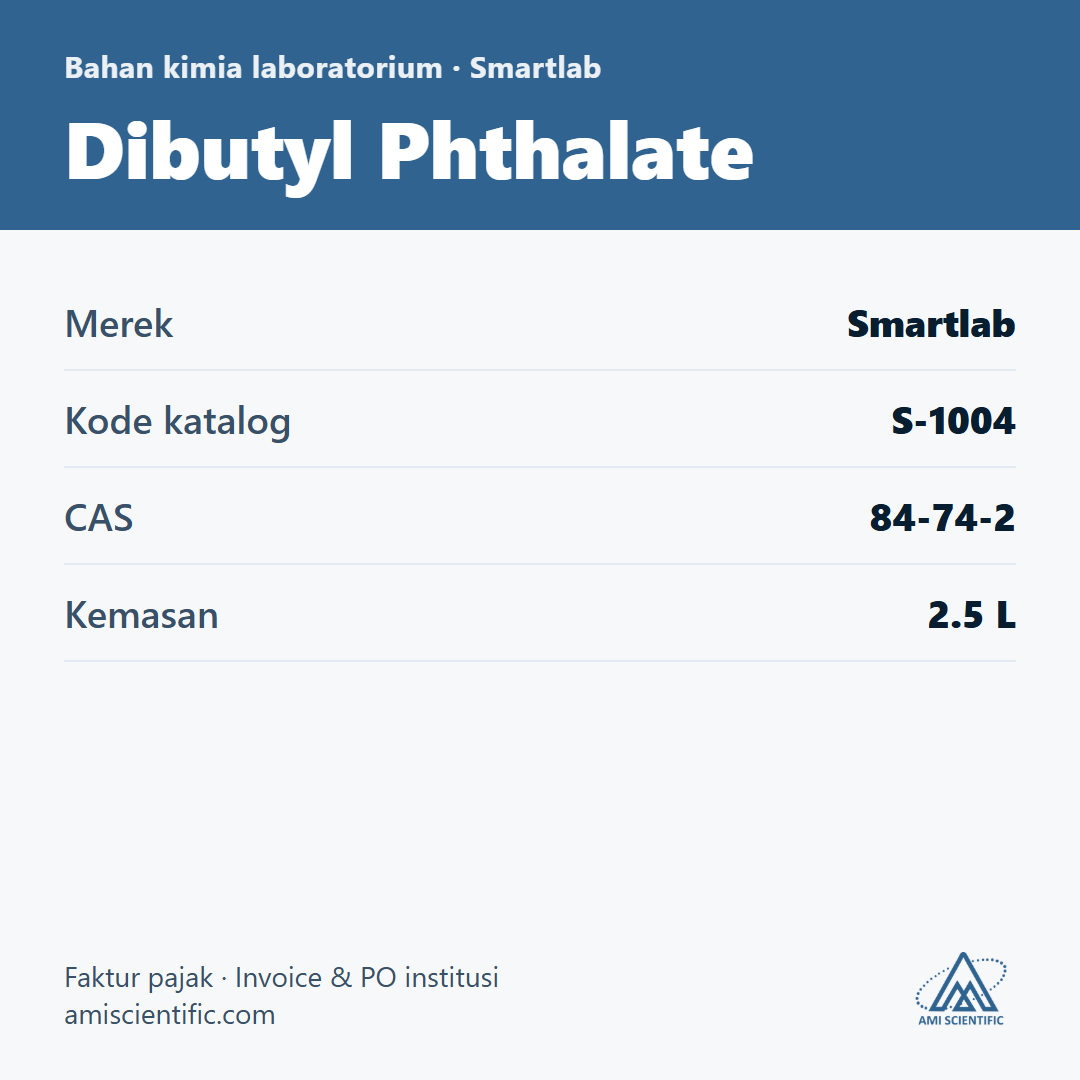 Dibutyl Phthalate, CAS 84-74-2, 2.5 L – Smartlab S-1004