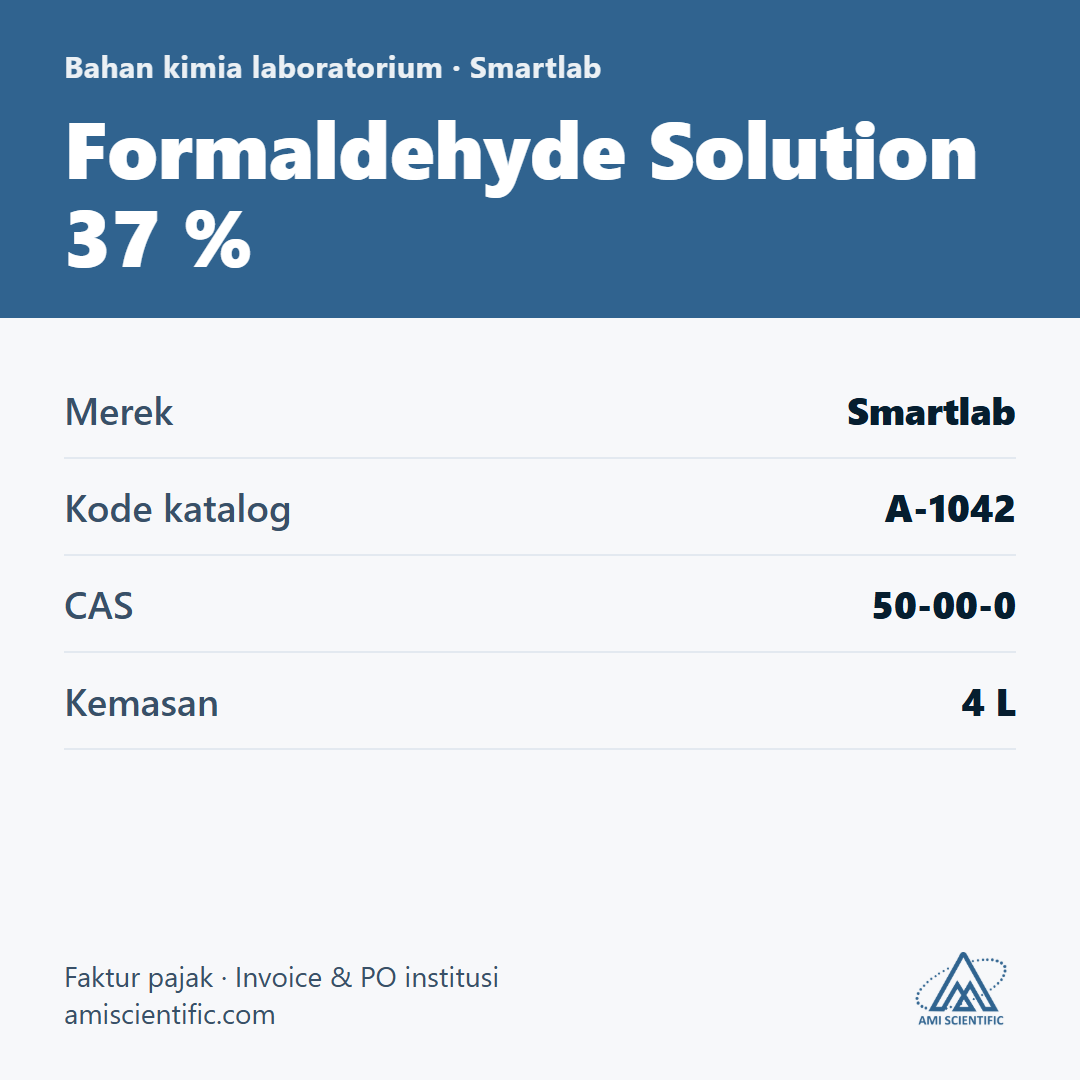 Formaldehyde Solution 37 %, CAS 50-00-0, 4 L – Smartlab A-1042