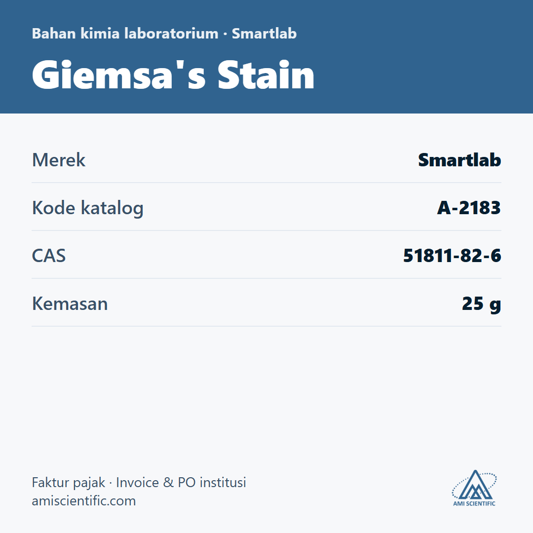 Giemsa's Stain, CAS 51811-82-6, 25 g – Smartlab A-2183
