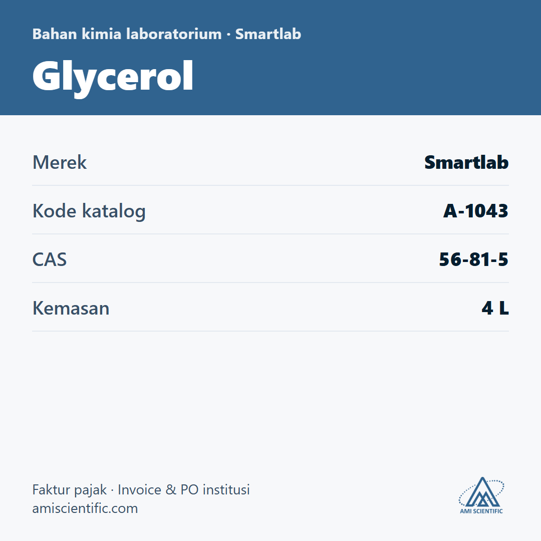 Glycerol, CAS 56-81-5, 4 L – Smartlab A-1043