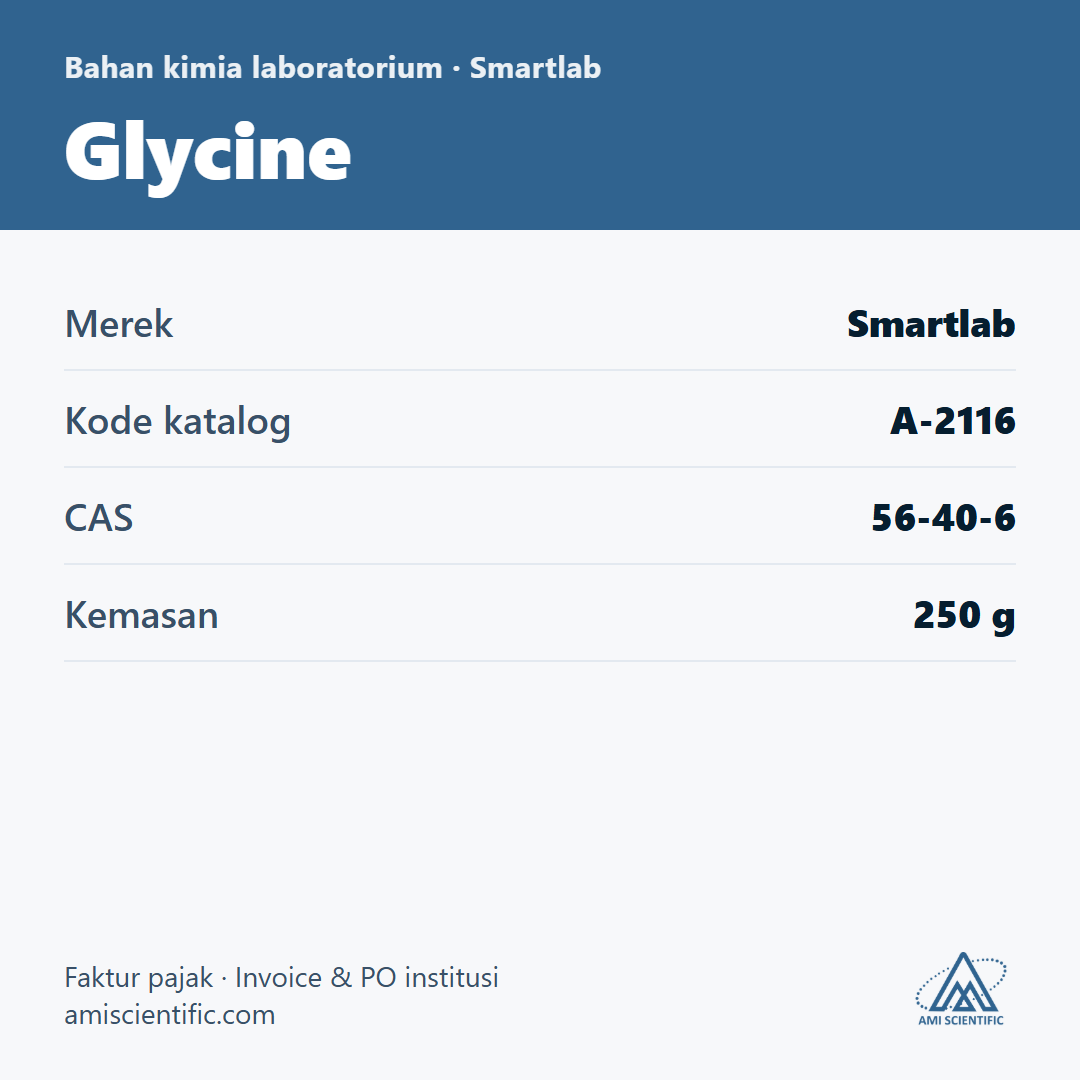 Glycine, CAS 56-40-6, 250 g – Smartlab A-2116