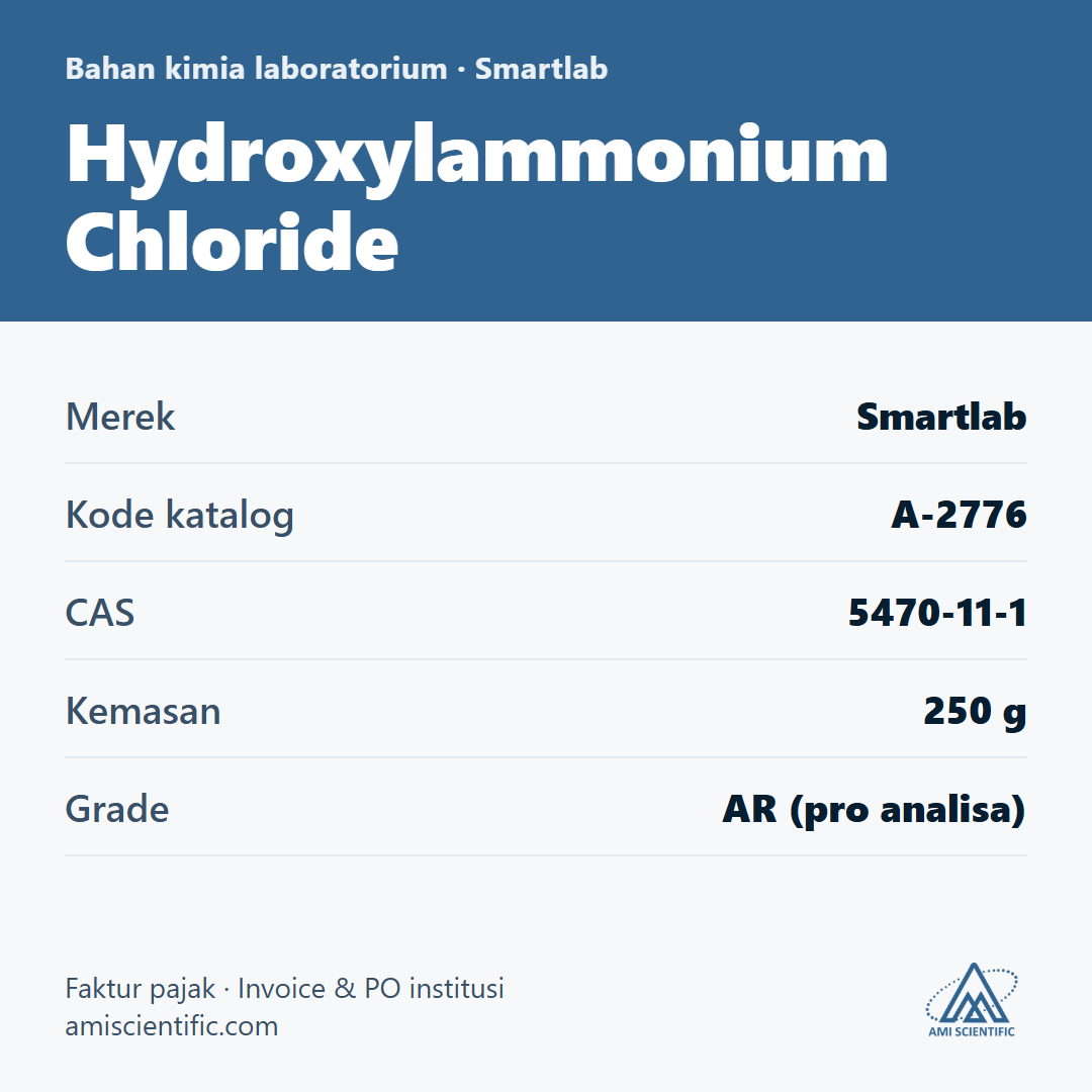 Hydroxylammonium Chloride, CAS 5470-11-1, 250 g – Smartlab A-2776
