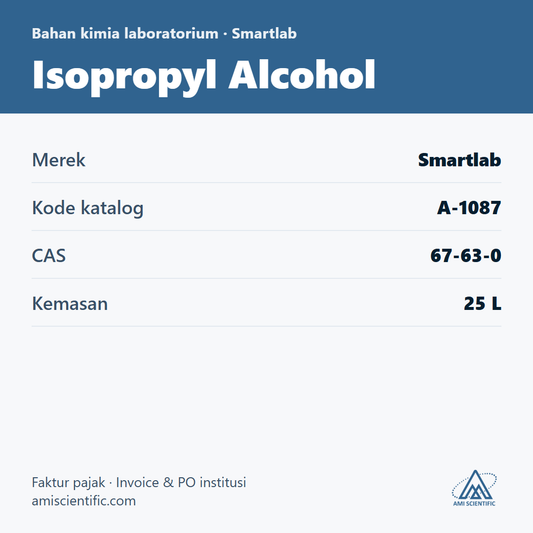 Isopropyl Alcohol, CAS 67-63-0, 25 L – Smartlab A-1087